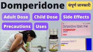 Domperidone in hindi  DoseUsesside effects  Medicine for vomiting  Domperidone tablet [upl. by Suryc]