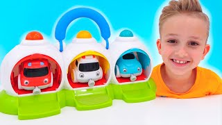 Vlad and Niki have fun with toy cars  Funny videos for kids [upl. by Kcirreg413]