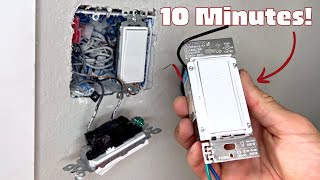 How to Install a Dimmer Switch in 10 Minutes  Builds By Maz [upl. by Alletse]