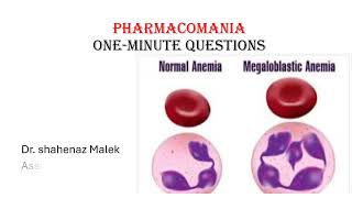 Megaloblastic anemia one minute question [upl. by Meilen]