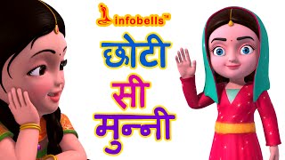 छोटी सी मुन्नी Hindi Rhymes for Children [upl. by Naig]