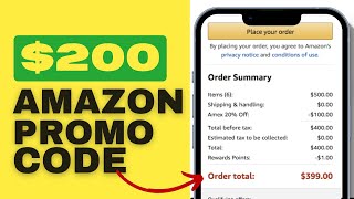 Amazon Discount Codes How to Get 200 Amazon Promo Code 2024 [upl. by Cerf]