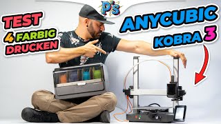 ANYCUBIC KOBRA 3 Combo mit Wechselsystem  TEST  REVIEW [upl. by Merril279]