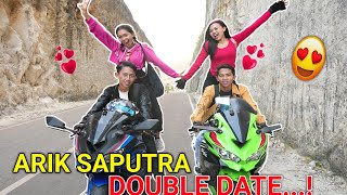 ROMANTIS😍 ARIK SAPUTRA DOBEL DATE TOURING KELILING KOTA BERUJUNG MOTOR HILANG  Mikael TubeHD [upl. by Arlan]