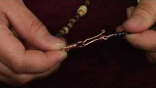 Beaded Jewelry Basics  Hook amp Eye Clasps for Beaded Jewelry [upl. by Suiremed]