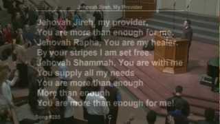 Jehovah Jireh My Provider  Cloverdale Bibleway [upl. by Goldi495]