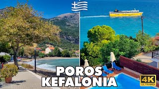 POROS Kefalonia Island  Greece  Picturesque Coastal Town 🏖️🇬🇷 [upl. by Laughry342]