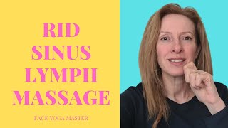 Lymphatic Drainage Massage For Sinus Congestion And Allergy ReliefFollow Along At Home [upl. by Shea633]