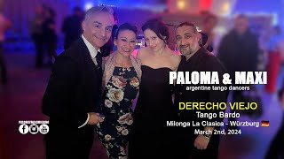 Paloma amp Maximiliano  Tango Derecho Viejo Würzburg Germany 03022024 [upl. by Werna]