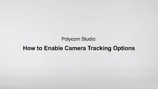 How To Enable Camera Tracking Options  Poly Studio USB  Español [upl. by Eirovi]