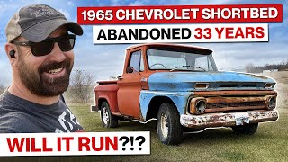 Facebook Marketplace Find 1965 Chevrolet C10 Shortbed Pickup Abandoned for 33 Years Will It Run [upl. by Aniara]