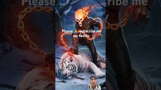 Ghost rider vs all animals tranding shorts marval avngers youtubeshorts viralshorts [upl. by Aisinut]