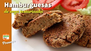 Con estas hamburguesas no es necesaria la proteína de las de carne  Cocina Vegan Fácil [upl. by Ydnys]