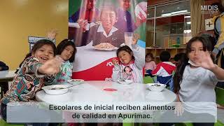 Noticias sobre la alimentación escolar en el Perú [upl. by Eixel167]