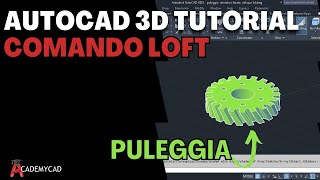 Autocad 3D Tutorial  Comando LOFT [upl. by Brackely439]