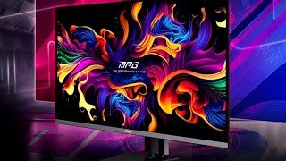 MSI 322URX 32inch QDOLED Monitor is Here with 80Gbps DisplayPort 21 amp 240Hz refresh rate [upl. by Ithaman40]