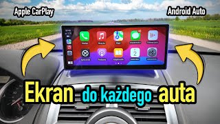 Ekran z nawigacją i radiem internetowym do samochodu  CARabc D808 Android Auto  Apple CarPlay [upl. by Lev]