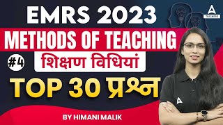 EMRS Teaching Aptitude Classes 2023  Methods Of Teaching  Top 30 Questions By Himani Malik [upl. by Ena]