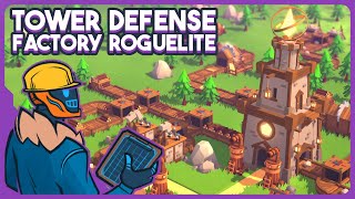 Tower Defense Factory Builder Roguelite  Tower Factory [upl. by Ressler249]