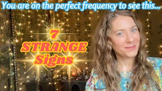 If you are seeing these 7 STRANGE signs your manifestation is closer than you think [upl. by Eipper]