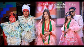 Lekhak weds Tika full wedding video 2081 aarav wedding [upl. by Galen]