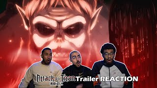 SHINGEKI NO KYOJIN TRAILER  LIVE REACTION FR [upl. by Gillie450]