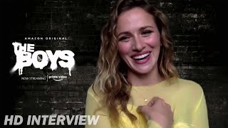 Shantel VanSanten talks about Season 2 of THE BOYS [upl. by Syd]