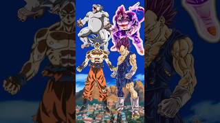 Who is strongest  Goku oozaru vs vegeta oozaru  anime shorts [upl. by Colvert396]