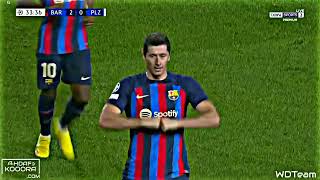 Robert Lewandowski Goal Celebration Barcelona VS Viktoria 4k Free Clips For Edit [upl. by Eronel]