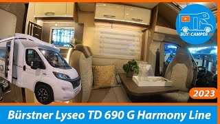 New SemiIntegrated  Buerstner Lyseo TD 690 G Harmony Line  Motorhome Tour 2023  Caravan Salon [upl. by Lexie265]