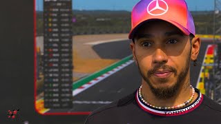 Lewis Hamilton Im devastated  Post Race Interview US GP 2024 [upl. by Suiravaj]