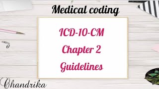 ICD10CM Chapter 2 guidelines  Neoplasm  ICD Guidelines  Medical Coding [upl. by Nottarts]