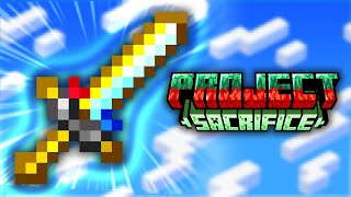 Minecraft Project Sacrifice  POWERFUL SENTIENT TINKERS SWORD 10 Modded Questing Skyblock [upl. by Hadeehuat4]