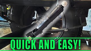 How to Add Shocks to Any Trailer  DIY [upl. by Greenland]