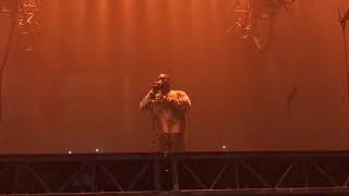 Kanye West Beautiful Morning outro tribute to Kid Cudi at Saint Pablo Tour Las Vegas NV [upl. by Annavahs]