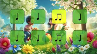 Spring Is in the Air Rhythm PlayAlong [upl. by Ahsir501]