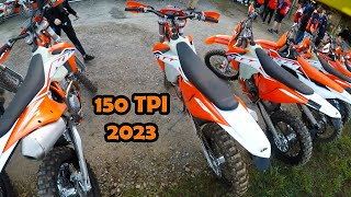 TEST KTM 150 EXC TPI 2023 [upl. by Irtimid132]