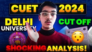 CUET 2024 Delhi University Cut Off 😲  Minimum Marks Required [upl. by Sharia]