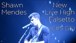 Shawn Mendes  New Live High Falsetto C5G5 2016 [upl. by Nuyh]