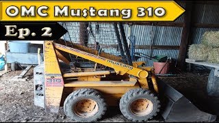 OMC Mustang 310 Skid Steer Crank It Up [upl. by Loma]