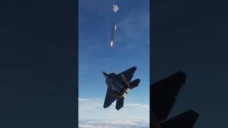 F22 Raptor aims High and downs a su57 dcs [upl. by Datha177]