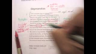 Ozymandias Part IIAnnotation and Commentary [upl. by Odlo462]