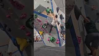 V7  central rock gym tampa bouldering [upl. by Eskil]