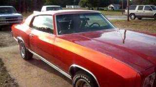 Kandy Paint Candy Paint 71 Chevy Monte Carlo Kandy Tangerine Pt 4 With Ghost Rallys [upl. by Naimed]