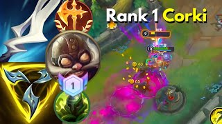 Rank 1 Corki Mid Chinese Server  5 Games  S15  Lofi  Wild Rift [upl. by Iuqcaj]