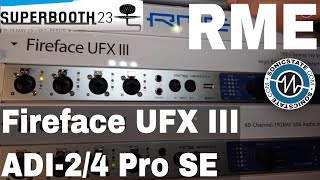 Superbooth 2023 RME  Fireface UFX III  more [upl. by Meggs]