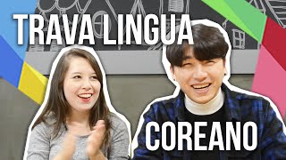 TRAVA LÍNGUAS EM PORTUGUÊS E COREANO FT MIDORI [upl. by Letsirk170]