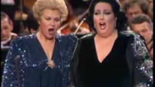 Montserrat Caballé amp Marilyn Horne  Serbami ognor Semiramide  Rossini [upl. by Eirrahs]