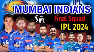 IPL 2024  Mumbai Indians Team New Squad  Mumbai Team Players List 2024  MI Team Squad 2024 [upl. by Juanita]