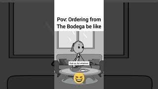 Ordering from Bodega animation funnyvideo gplus comedy [upl. by Trevethick463]